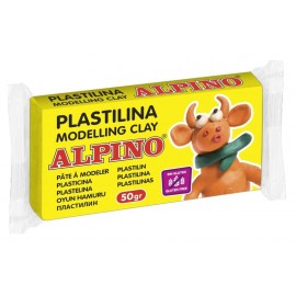 ALPINO πλαστελίνη 088DP00005701, χωρίς γλουτένη, 50γρ, κίτρινη