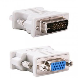 POWERTECH αντάπτορας VGA σε DVI-I 24+5 CAB-G019, λευκός