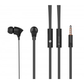 CELEBRAT Earphones με μικρόφωνο G3, on/off, 10mm, 3.5mm, 1.2m, μαύρα